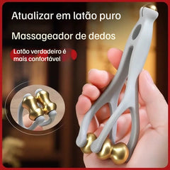 🎁【Cumpără 1 și primești 2】🌿 Aparat de masaj din lemn masiv pentru degete: rola din lemn natural ajută la stimularea punctelor articulare și la ameliorarea oboselii mâinilor. 🌿