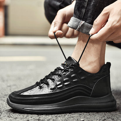 🐊【38-48】Ιταλικά sneakers με στάμπα κροκόδειλου πολυτελείας