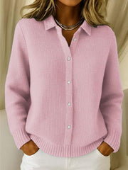 🔥🎉【acum la reducere de 50%】🌷⛄Cardigan tricotat de damă, elegant și modern, cu croială lejeră