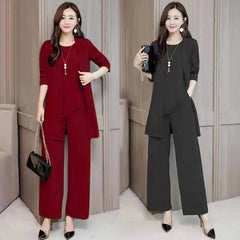 🔥【Costum din trei piese】🔥【S-5XL】 2026 Îmbrăcăminte profesională casual pentru femei, la modă și simplă（40-100kg）