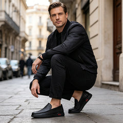 【36-43】Balerini casual perforați stil retro｜Talpă moale, confort zilnic｜Slip-on, mărimi mari