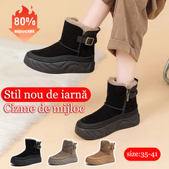 ☃️【35-41】2024 iarna noi cizme de zapada ingroasate de catifea
