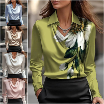 🔥🍁【S-3XL】🌷Νέο απλό και κομψό γυναικείο πουκάμισο