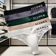💥【Cumpără 3, primești 2 gratis】Tanga invizibili, sexy, cu talie joasă, din mătase rece (ice silk)