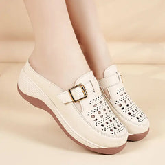 【35-40】Mocasini Albi Ultra-Respirabili: Stilul practic „Easy-Wear” perfect pentru vară. Adio picioare obosite!