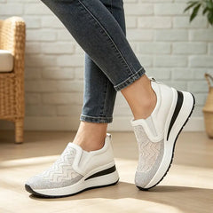 👟【piele naturală nou îmbunătățită】pantofi casual cu talpă groasă, moi și comozi