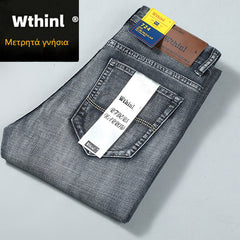 【Cei Mai Bine Cotați Pantaloni】Blugi Drept Conici de Bărbați