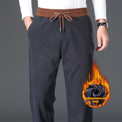🔥【Nouă sosire】🔥Pantaloni de bumbac de înaltă calitate, extra groși și căptușiți cu fleece, confortabili și casual