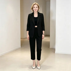 【Jachetă + pantaloni】set casual elegant și modern cu stil rafinat