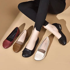 【Foarte economic!】Pantofi Moderni Eleganți din Piele, fără Toc