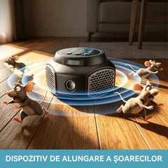 🐭🔊Dispozitiv inteligent cu ultrasunete și frecvență variabilă multidimensională pentru alungarea rozătoarelor