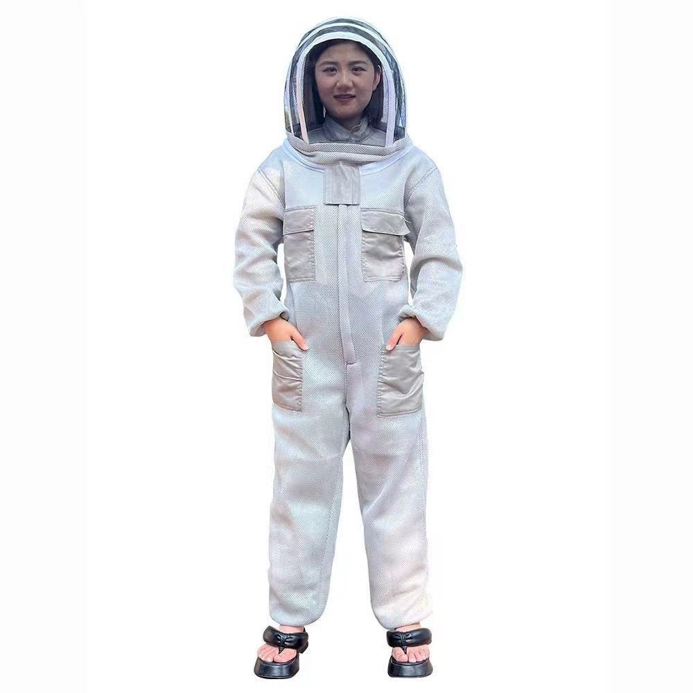🐝【Vânzări mari – În curând la prețul original】Salopetă de albină din plasă de bumbac 3D