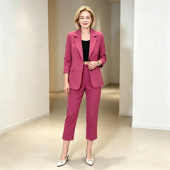 【Jachetă + pantaloni】set casual elegant și modern cu stil rafinat