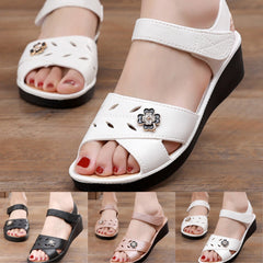 🌷【36-40】sandale noi de vară cu talpă moale cu floare goală
