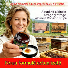 👍【Cumpărați 2 obțineți 2 gratuit】Set de 4 borcane🐝Pastă apicolă, un instrument esențial pentru apicultori! Atrage direct albinele în stup! ✨