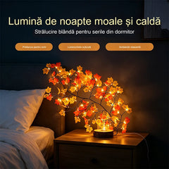 🌺Instalație LED decorativă cu ramuri și liane luminoase