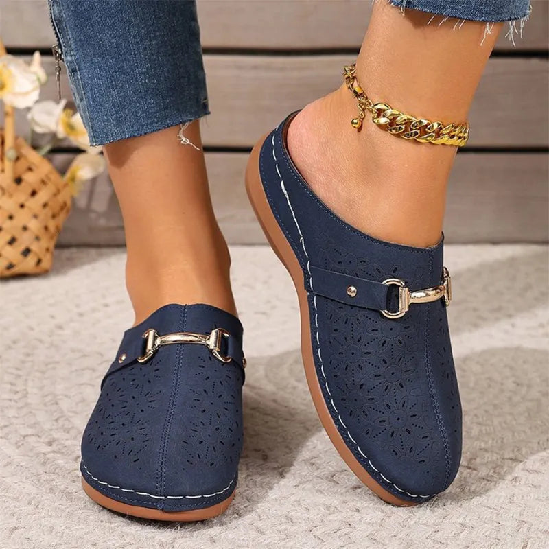 Colecția de Vară 2026 ✨ Saboți Casual din Piele Moale 👡 Talpă Flexibilă, Zero Oboseală!