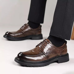 👞【Același model ca în magazinele premium】Pantofi business din piele naturală de înaltă calitate – eleganți, confortabili și rafinați