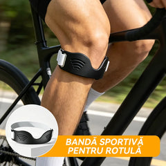 【Protecție Profesională 2026】Set de 4 Benzi Rotuliene Profesionale pentru Genunchi, Unisex! Pernuță 3D cu Masaj și Ventilație, Suport Elastic pentru Alergare și Baschet (3 Culori)! 🏃‍♂️🏀