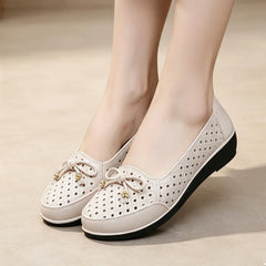 🥿 Pantofi Casual de Vară din Piele Naturală – Decupaje Respirabile, Talpă Ultra-Moale și Confort Maxim pentru Mame! 🌸