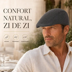 🎩【Cumpără 1 Primești 1 Gratuit】Beretă retro în stil britanic, din material cu plasă respirabilă