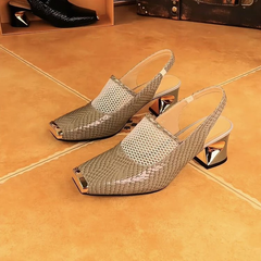 👠💯【35-40】Sandale confortabile din plasă cu aspect ajurat