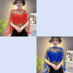 【Cumpărați 1 obțineți 1 gratuit--2 piese 】Pelerină elegantă cu broderie, stil lejer și rafinat