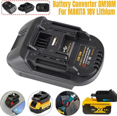 ⚡Adaptor baterie litiu pentru scule cu acumulator de 18V