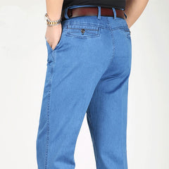[50% Reducere] Blugi cu croi drept, 100% bumbac, cu elasticitate și confort sporite