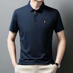 👔【M-4XL】Tricou Polo Vară 2026 Material Rece Mătase de Gheață