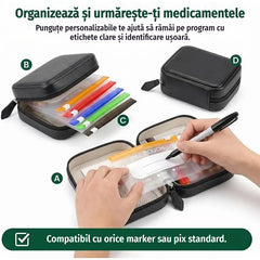 💊 Organizator Portabil din Silicon (14 Pungi) – Ia-ți Vitaminele și Pastilele în Siguranță Oriunde Călătorești! ✈️🌿