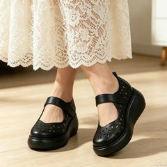 Pantofi Fashion cu Platformă: Piele Moale și Relaxantă, Mărimi 35-40 ✨