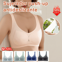 💕【Cumpără 2, Primești 1 Gratuit】【40-120 kg】Model 2026 – Sutien ultra-subțire, respirabil și care modelează bustul