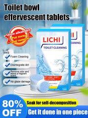 🎁【Cumpără 2 pachete, primești 1 gratuit – în total 3 pachete la tine acasă】Spumă puternică de curăţare a vasului de toaletă