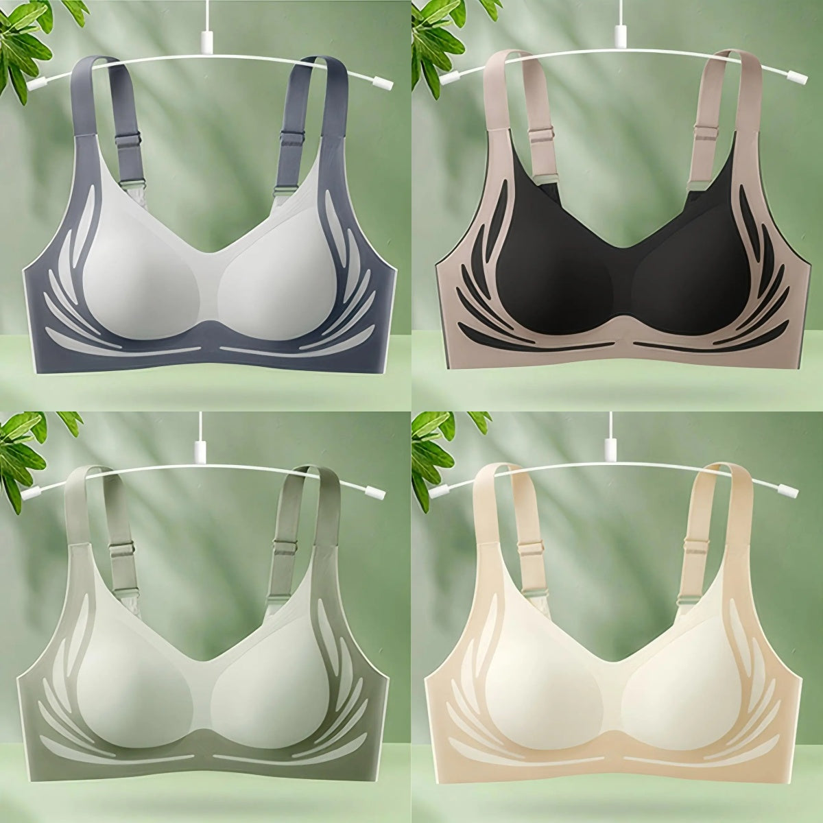 😍【Cumpără 2, Primești 2 Cadou】Sutien de damă fără cusături pentru ridicare și conturare ❤️