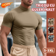 🎁✨ 【cumperi 1, primești 1 gratis】tricou bărbătesc cu guler semi-înalt, absorbant și respirabil
