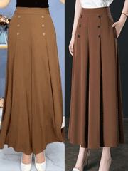 💖💖【Noua sosire】💖💖Pantaloni evazați moderni și eleganți, cu o croială lejeră
