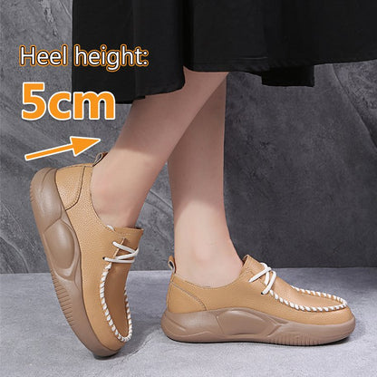 💥【Μεγάλες πωλήσεις】Γυναικεία Casual Loafers με Χοντρή Σόλα