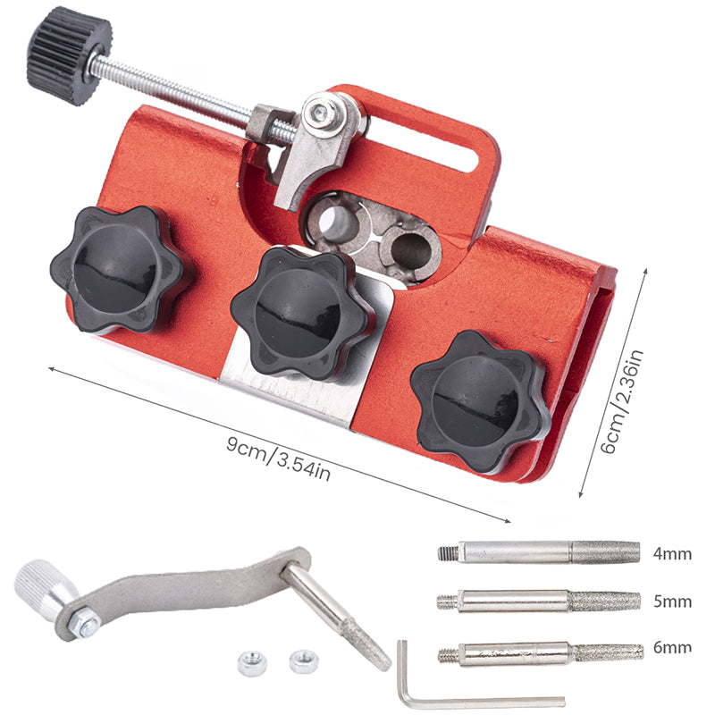 🧰Polizor manual portabil pentru lanț de fierăstrău