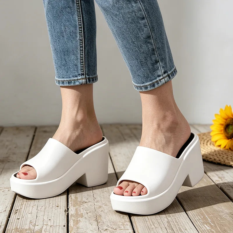 【36-41】Sandale cu platformă de 9 cm – Mărește-ți înălțimea și oferă-ți picioare de model, oferind în același timp confort maxim!