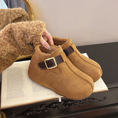 🍂【Cel mai bine vândut produs din magazin】👢Pantofi de iarnă, călduroși, din bumbac, cu talpă moale – Confortabili și Durabili