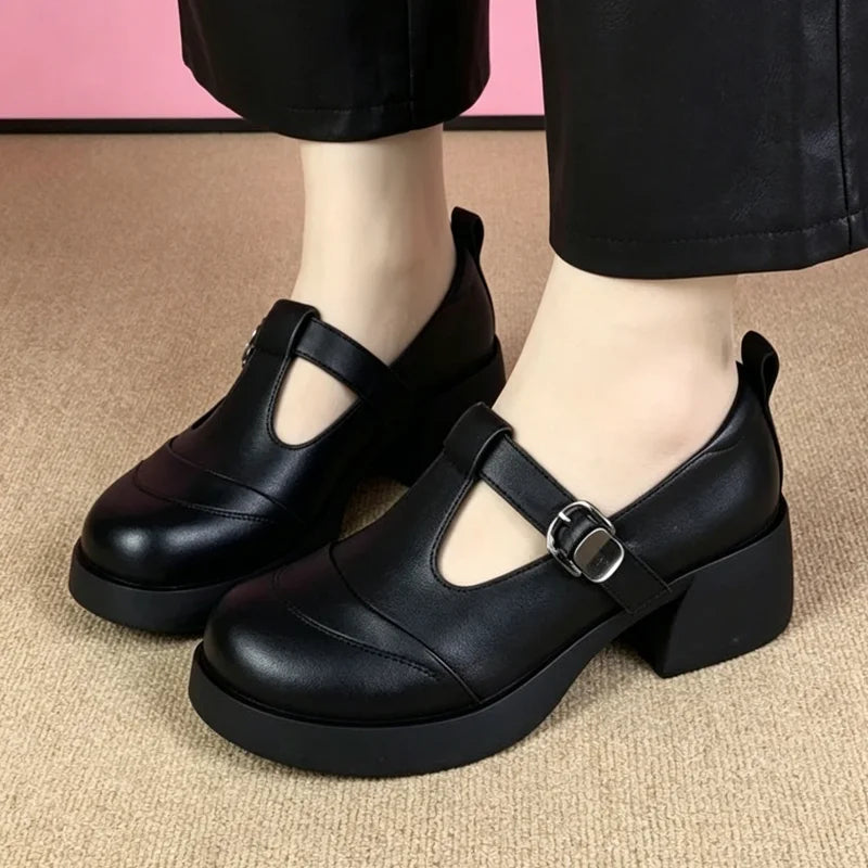 👞 Pantofi din piele naturală de top (piele bovină)｜stil retro modern, cu talpă moale și confortabilă