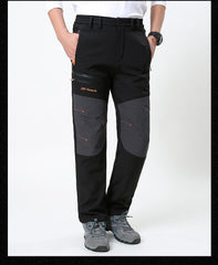 🔥【S-6XL】Pantaloni bărbați rezistenți la vânt și călduroși, casual, cu țesătură elastică, potriviți pentru activități în aer liber