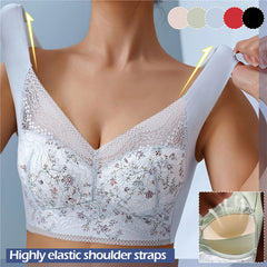 🔥【3 bucăți】【Reducere la ofertă】💕🎁Sutien fără cusături din mătase de gheață de mărime mare – respirabil și reglabil [40kg-100kg]