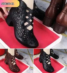 ✨【35-41】Tocuri înalte casual din piele goală de damă