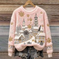 🎄❄️【Preț special -50%】Pulover de Crăciun pentru femei din flanelă, cu design excelent