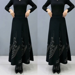 👗🎀【S-3XL】Fustă Midi din Lână, Fashion Toamnă/Iarnă, Elegantă și Versatilă