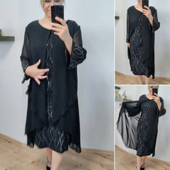 【S-5XL】🌷🔥Rochie nouă din șifon, modernă și versatilă
