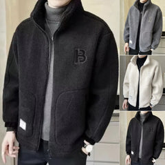 🎄🎄【L-6XL】Jachetă de iarnă din fleece, jachetă de bumbac, jachetă groasă de bumbac din lână de miel, jachetă caldă