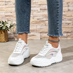 👟【+5 cm înălțare】pantofi casual la modă din plasă respirabilă｜model versatil de vară ✨